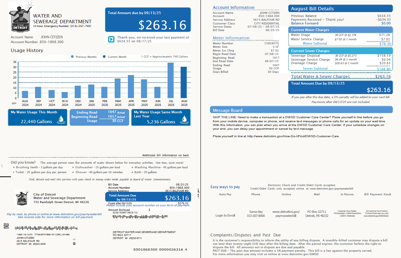  Minol USA business utility bill 